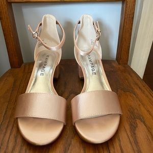 Pink Chunky Heels size 6